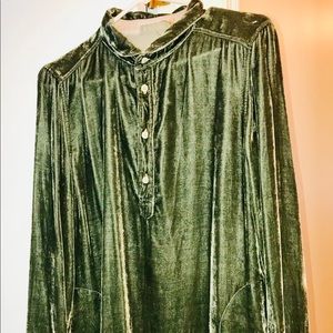 CP Shades( Sundance Catalogue) velvet Shirt